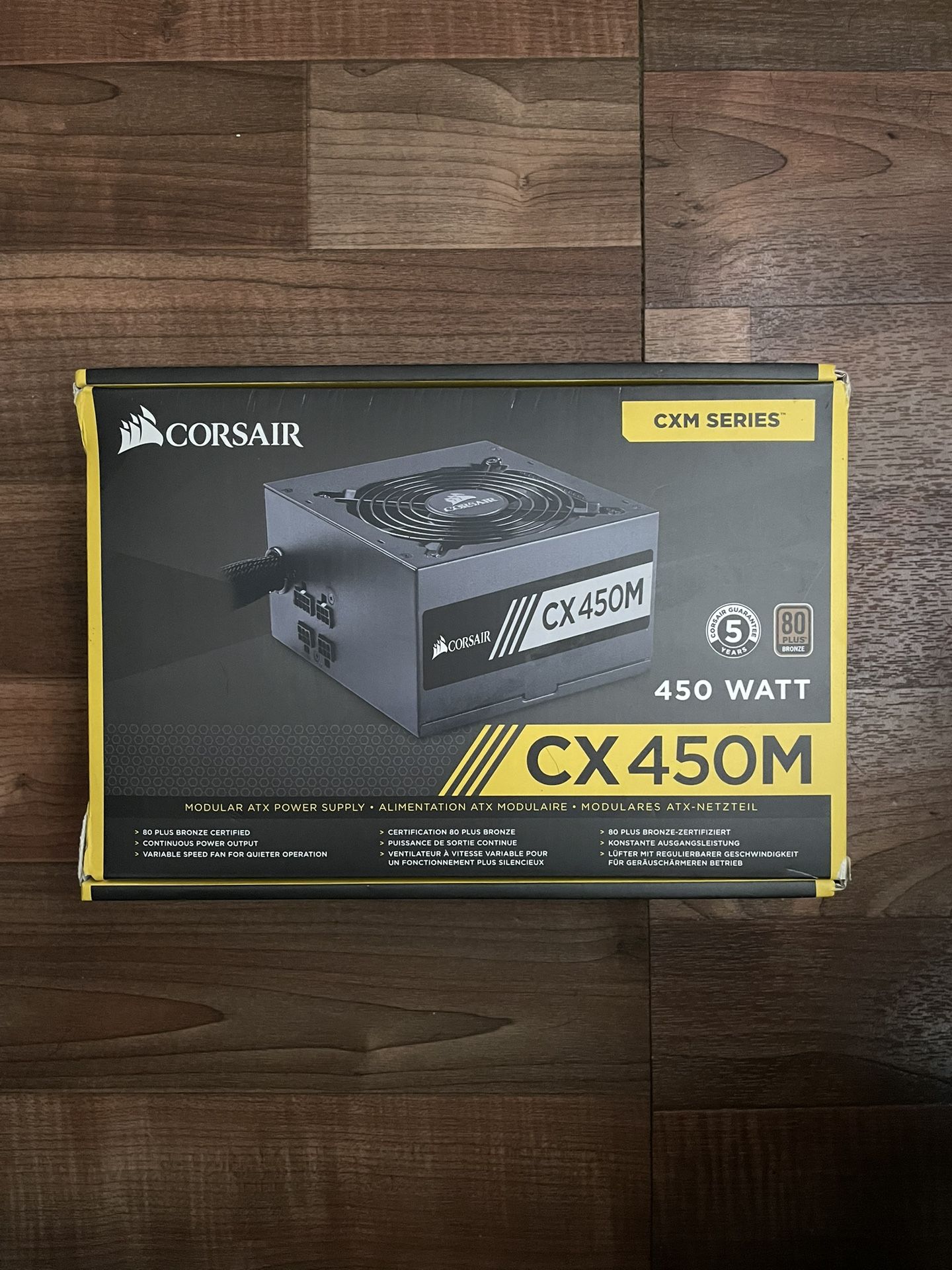 PC Power Supply. Corsair CX 450M