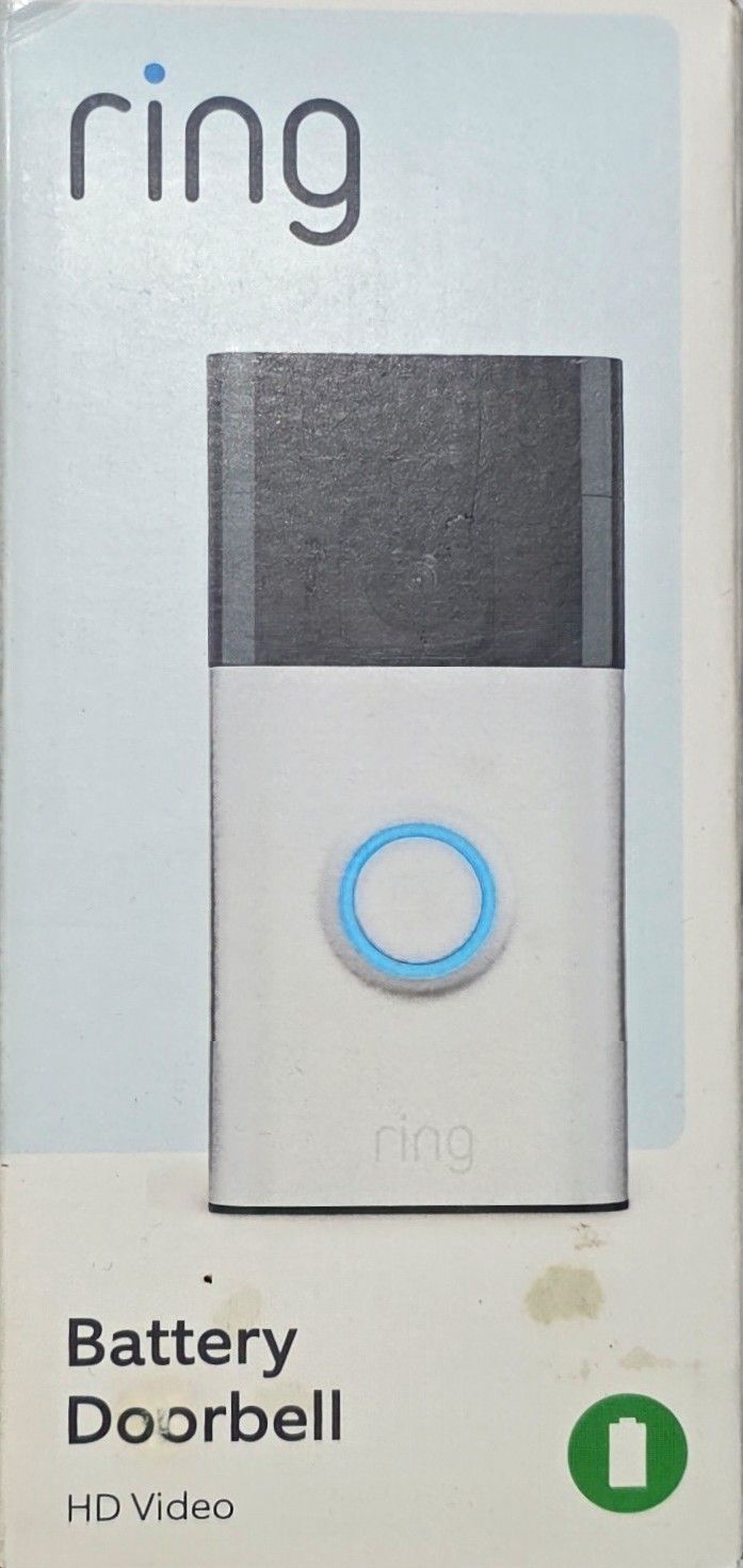 Ring Battery Doorbell | Home or business security with Head-to-Toe Video, Live View with Two-Way Talk, and Motion Detection & Alerts (newest model), S