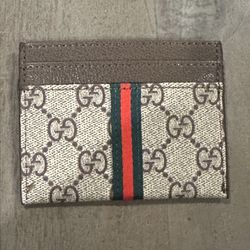 Beige Credit Card Holder