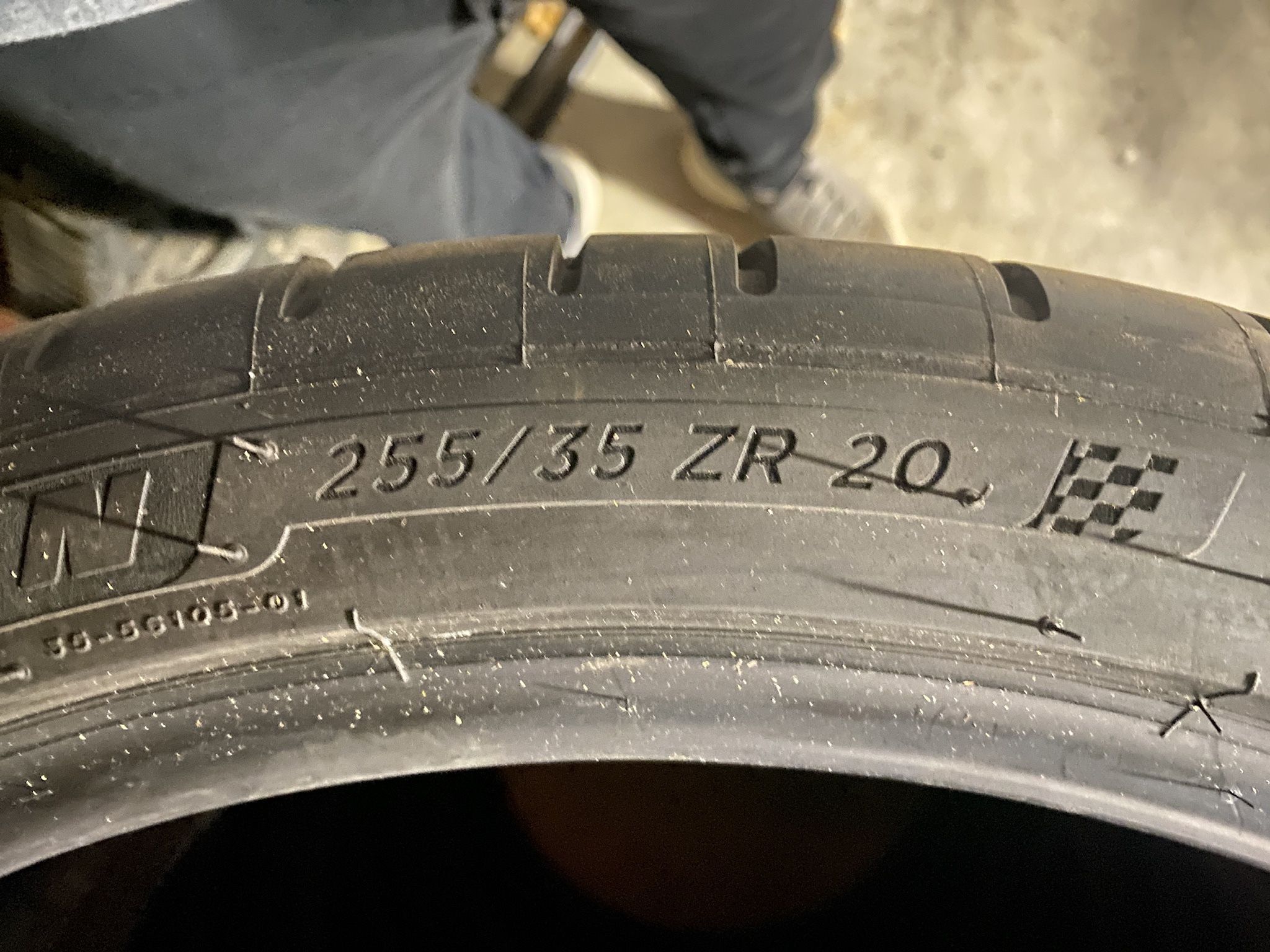 255/35/20 Michelin Pilot Sport Tires Like New!