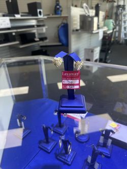 Nugget heart earrings