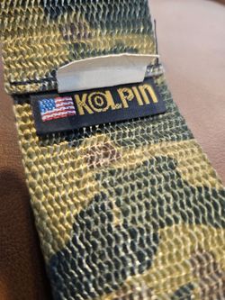 Kolpin Camouflage Web Belt Adjustable Hunting Outdoor Plastic Buckle Camo