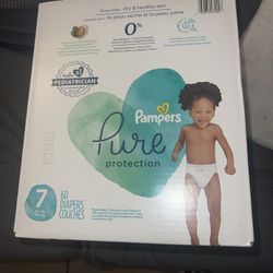 Size 7 Pampers 60 Ct (I Have 2 Boxes)