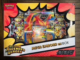 Pokemon mega emboar ex box