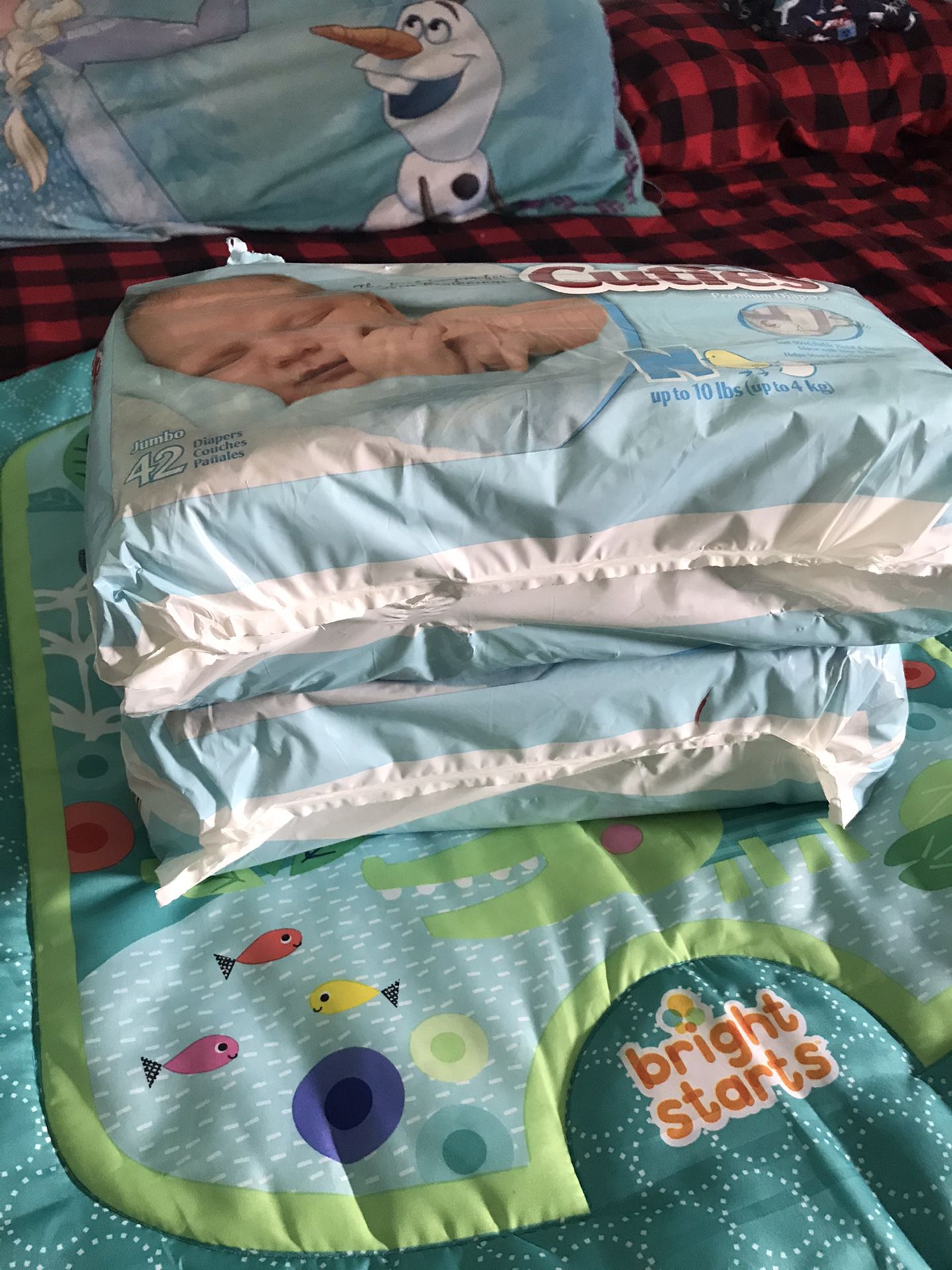 Newborn diapers both for $6