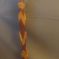 Carved Wooden Jamaican Walking Stick