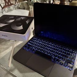 iPad- 5th Generation- With keyboard & Apple Pencil