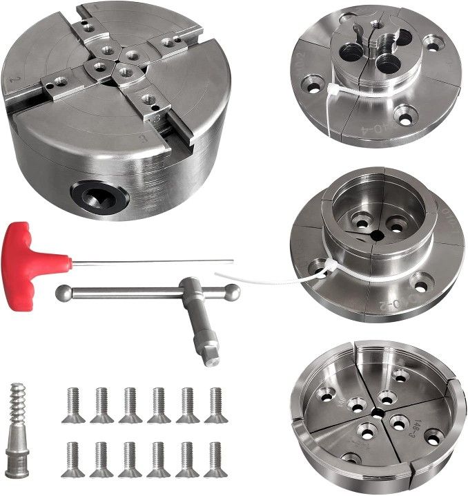New Wood Lathe Chuck Set