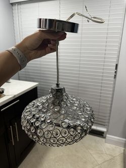 Silver Light Fixture