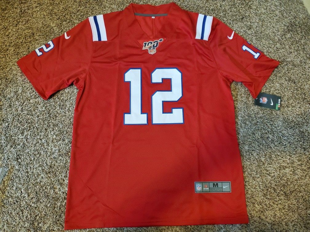 Brady #12 Patriots Jersey Medium