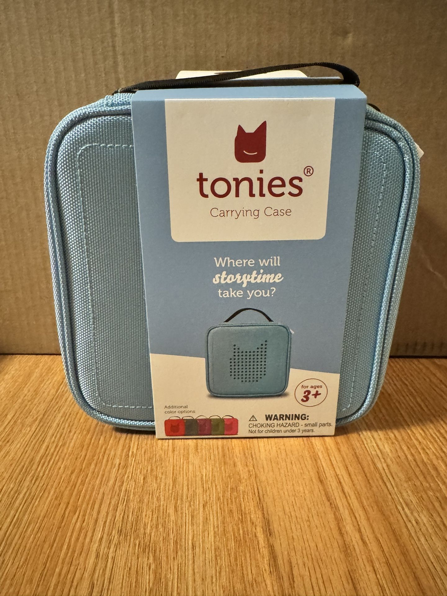 Tonies Carrying Case - Secure Protection for up to 10 Characters - Light Blue