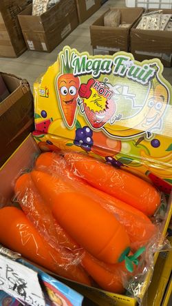 14inches large  JUMBO Squeezy carrot  14 Inches Long Tiktok Viral Squishy Toy