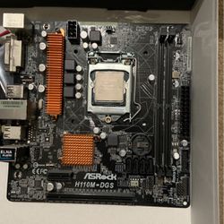 Asrock H110dgs Motherboard And Cpu Combo