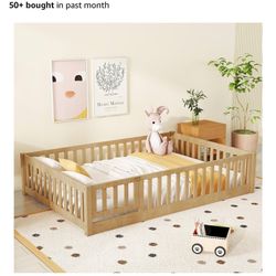 Brand New Full Side Toddler Montessori Bed. Still In Box