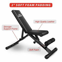 New FLYBIRD FOLDING WEIGHT BENCH 