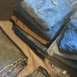 Vendo 30 Pantalones De Mujer Mix Buenas Condiciones $35 Por Todos 