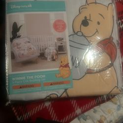 Minnie Mouse And Winnie The Pooh 3 Piece Bedding Set 
