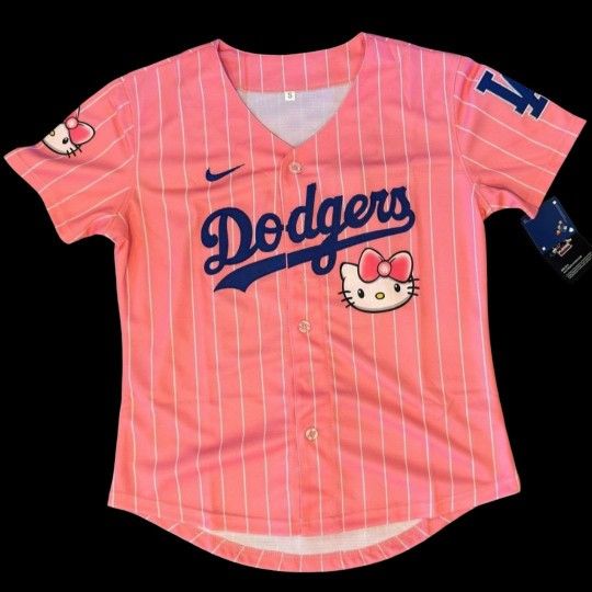 Hello Kitty Dodgers MLB Jersey