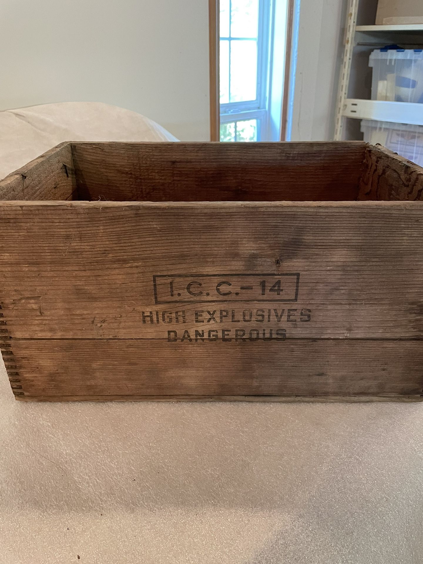 West Coast Powder Company Vintage Wooden Crate/Box