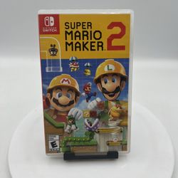Super Mario Maker 2 Nintendo Switch Complete CIB Tested & Working