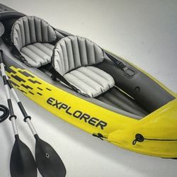 Inflatable Kayak Set (Hardly Used)