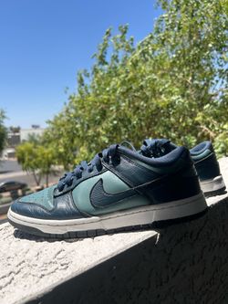 Nike mineral teal dunk lows