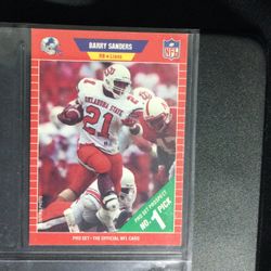 Barry Sanders Rookie