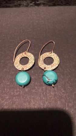 Hand crafted gold plated earrings