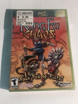 Kung Fu Chaos xbox - BRAND NEW SEALED