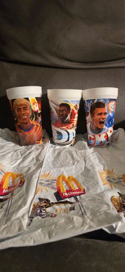 McDonald's 2026 FIFA World Cup Collector Cups - Set of 3 (Beckham, Yamal, Davies)