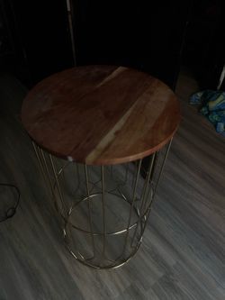 TABLE NIGHT STAND LAMP TABLE ETC WODDEN TOP