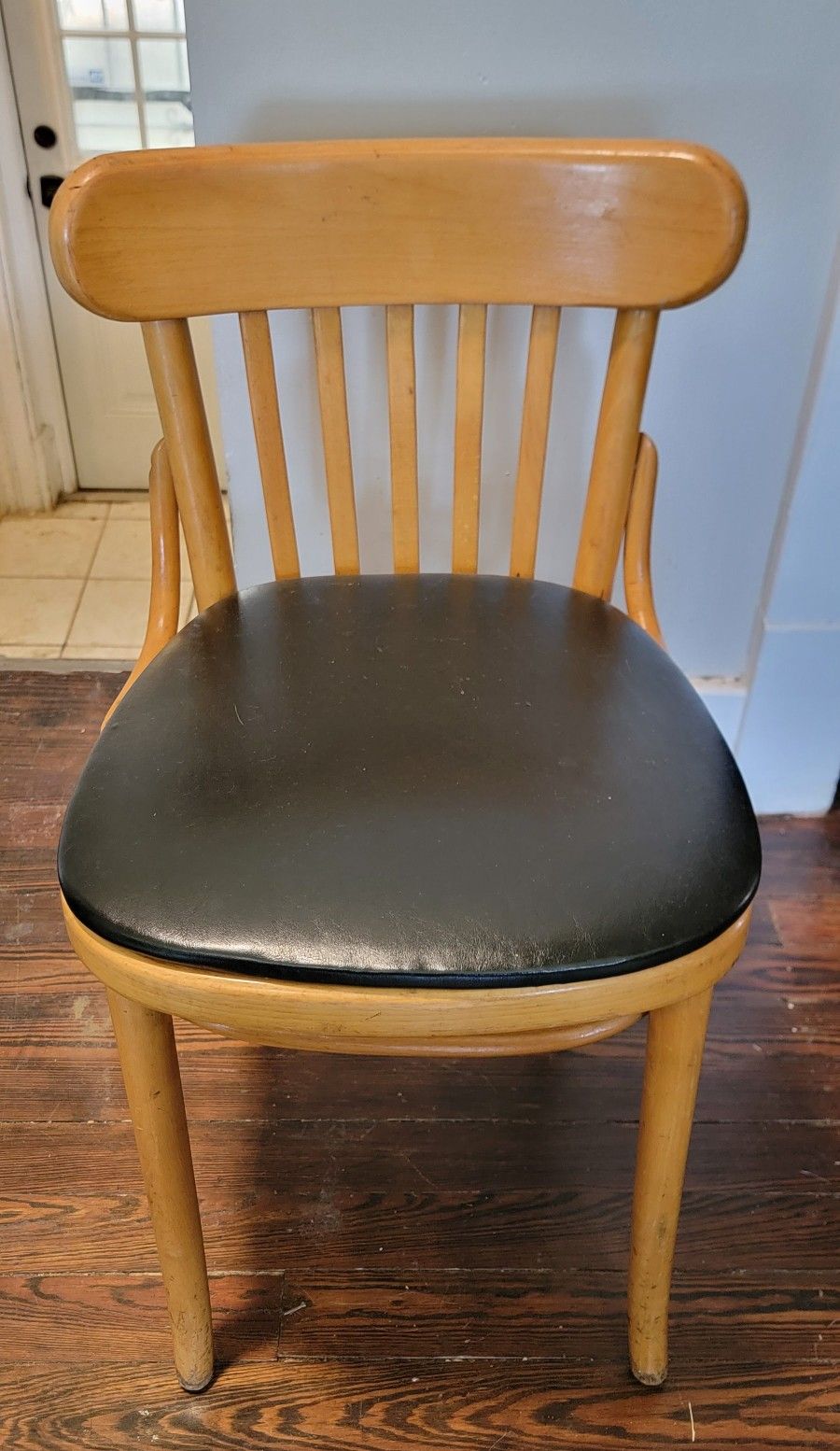 VTG 1950's Bentwood Upholstered Cafe Bistro Accent Chair
