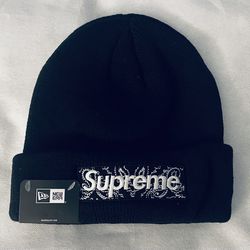 New Era / Supreme FW19 Box Logo Beanie / Knit Cap