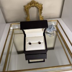 Garnet Diamond Jewlery Set