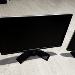 2 Dell Widescreen Computer Monitors