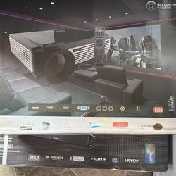 Projector Full Set With Surround Sound 