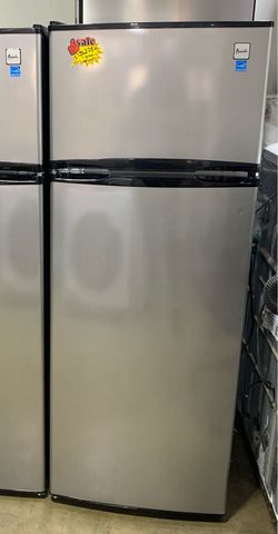 Refrigerator Stainless Steel, Great for Compact Units!