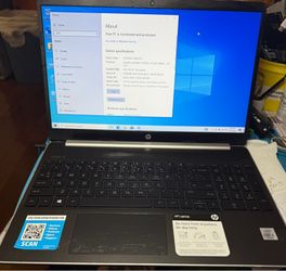 HP Laptop (Model 15-dy1o37or ) 15.6 Inch 1.19 GHZ Intel Core I5- 1035G1 ( 10 TH GN ) 16 GB Ram & 256 gb hd