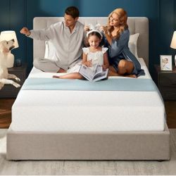 Rolanstar 10Inch King Mattress Gel Memory for Cool Sleep & Pressure Relief, Medium Firm Feel, CertiPUR-US Certified, Mattress in a Box, White（LM008-WE