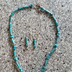 Valentines Day Ladies Necklace And Earrings Stones