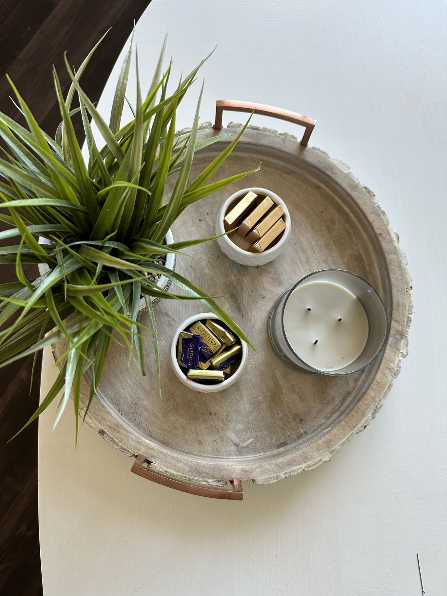 Decorative Tray, Plant, Candy Bowls