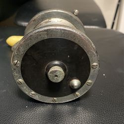 Vintage Penn Silver Beach 99 Fishing Reel Black 