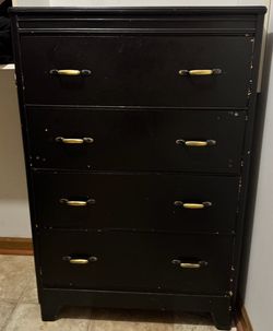 Black dresser