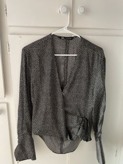 Women's polka dot blouse