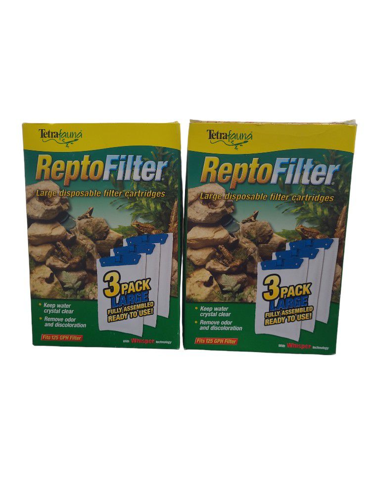 Repto Filters New Unopened Brand New 2 Boxes 6 Filters Total