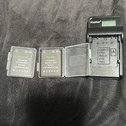 Camera Batteries And Charger