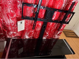 3 Shelves Glass tv stand New