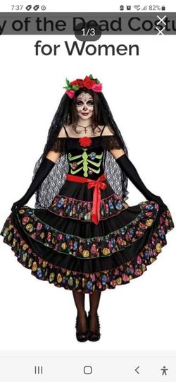 Day of the Dead Costume Halloween  dress