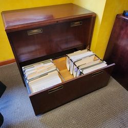 Wooden Large File Cabinet