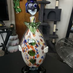 Murano Decanter  Clown